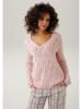 Aniston Sweter w kolorze jasnoróżowym