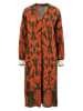 Aniston Jurk oranje/kaki