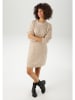 Aniston Gebreide jurk beige
