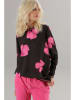 Aniston Blouse zwart/roze