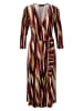 Aniston Kleid in Bordeaux/ Hellbraun/ Beige