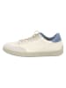 Think! Leder-Sneakers in Weiß/ Hellblau