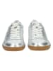 Paul Green Leder-Sneakers in Silber