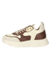 Steve Madden Leder-Sneakers in Beige/ Braun