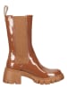 Steve Madden Leder-Chelsea-Boots in Hellbraun