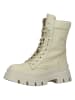 Steve Madden Leder-Boots in Creme