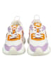 Steve Madden Sneaker in Violett/ Orange/ Weiß