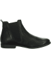 Think! Leder-Chelsea-Boots in Schwarz
