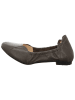 Think! Leder-Ballerinas in Taupe