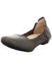 Think! Leren ballerina's taupe