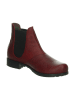 Think! Leder-Chelsea-Boots  in Rot
