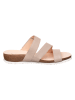 Think! Leren slippers beige
