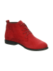 Think! Leren veterschoenen rood