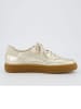 Paul Green Leder-Sneakers in Gold