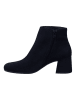 Paul Green Leder-Stiefeletten in Dunkelblau