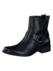 Paul Green Leder-Boots in Schwarz