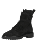 Paul Green Leder-Stiefeletten in Schwarz