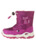 lamino Leder-Boots in Pink