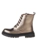 lamino Leder-Boots in Gold