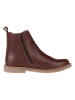 lamino Leren chelseaboots rood