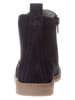 lamino Leren chelseaboots donkerblauw