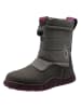 lamino Barefootwinterboots lichtgrijs/paars