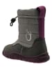 lamino Barefootwinterboots lichtgrijs/paars