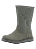 lamino Leder-Boots in Grau
