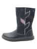 lamino Leren boots donkerblauw