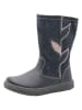 lamino Leren boots donkerblauw