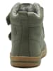 lamino Leder-Boots in Khaki