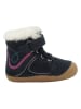 lamino Leren boots donkerblauw