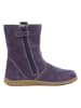 lamino Leder-Barfuß-Boots in Lila