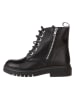 lamino Leder-Boots in Schwarz