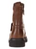 lamino Leder-Boots in Hellbraun