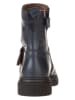lamino Leren boots donkerblauw