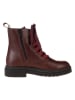 lamino Leder-Boots in Rot