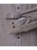 CASAMODA Hemd - Comfort fit - in Dunkelblau/ Hellbraun