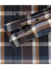 CASAMODA Hemd - Comfort fit - in Dunkelblau/ Hellbraun/ Braun