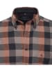 CASAMODA Hemd - Comfort fit - in Schwarz/ Orange/ Grau