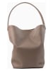 Christian Laurier Leder-Schultertasche "Dune" in Taupe - (B)26 x (H)36 x (T)16 cm