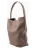 Christian Laurier Leren schoudertas "Dune" taupe - (B)26 x (H)36 x (D)16 cm