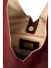 Christian Laurier Leder-Schultertasche "Gwen" in Bordeaux - (B)37 x (H)39 x (T)16 cm