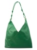 Christian Laurier Leder-Schultertasche "Gwen" in Grün - (B)37 x (H)39 x (T)16 cm
