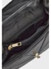 Christian Laurier Leder-Schultertasche "Louise" in Schwarz - (B)26 x (H)16 x (T)7 cm