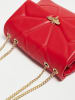 Christian Laurier Leder-Schultertasche "Louise" in Rot - (B)26 x (H)16 x (T)7 cm