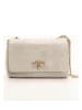 Christian Laurier Leder-Umhängetasche "Hera" in Beige - (B)21 x (H)15 x (T)7 cm