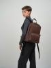Christian Laurier Leder-Rucksack "Libre" in Braun - (B)25 x (H)40 x (T)13 cm
