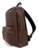 Christian Laurier Leder-Rucksack "Libre" in Braun - (B)25 x (H)40 x (T)13 cm