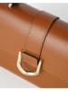 Christian Laurier Leder-Henkeltasche "Katya" in Hellbraun - (B)25 x (H)14 x (T)8 cm